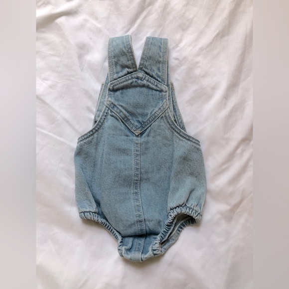 Jessica Simpson & Healthtex Denim Overalls, Jumpsuit, & Animal Print Onesies - Picture 6 of 9